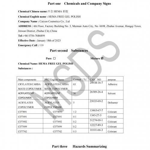 MSDS