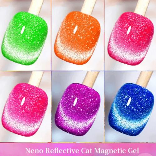 Neon Cat Eye Gel Polish