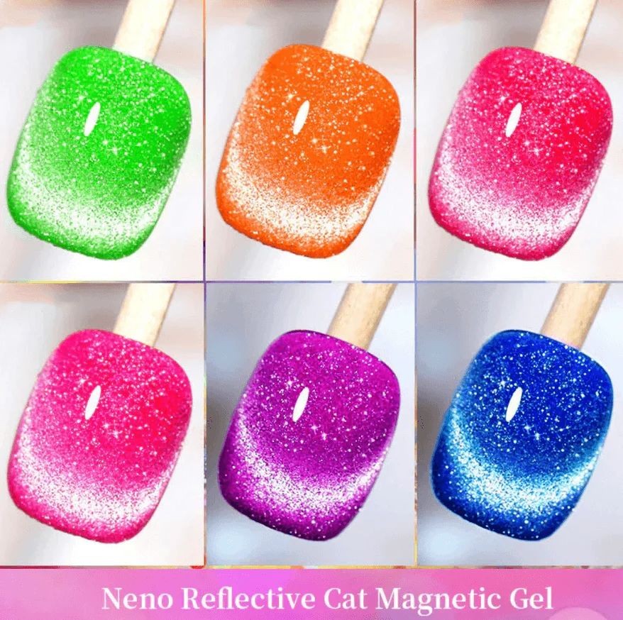 Neon Cat Eye Gel Polish