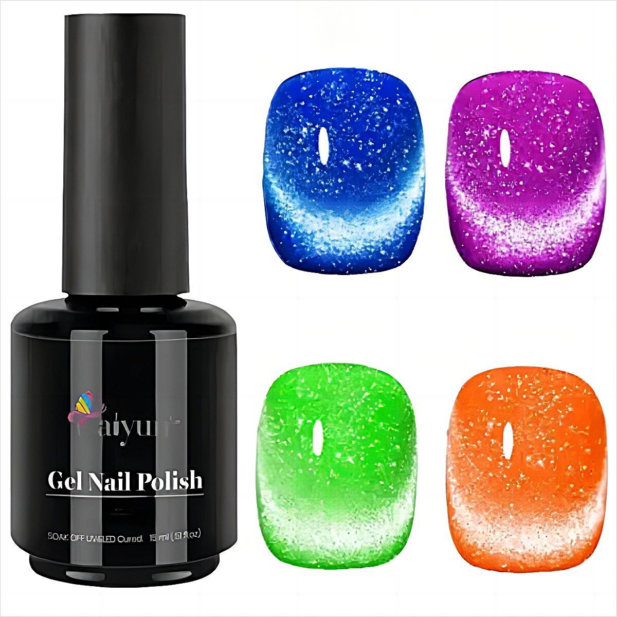 Neon Cat Eye Gel Polish