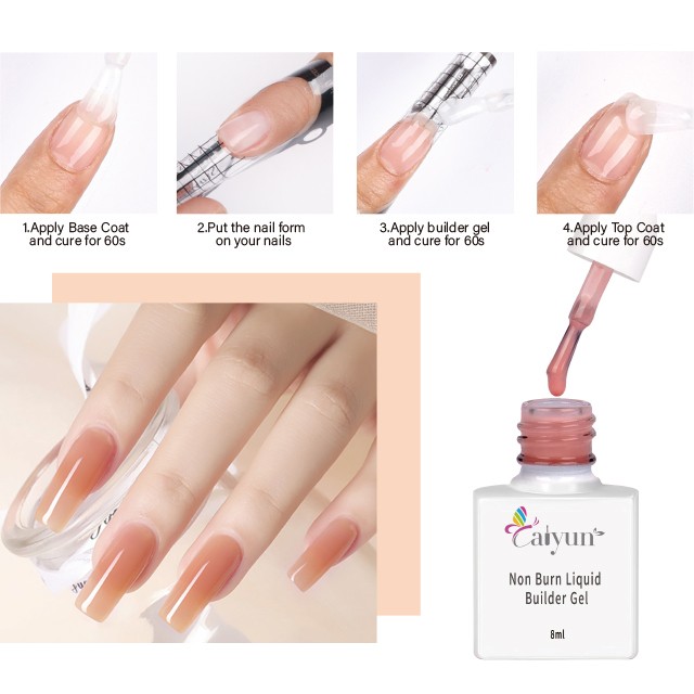 No Burn Liquid Builder Gel